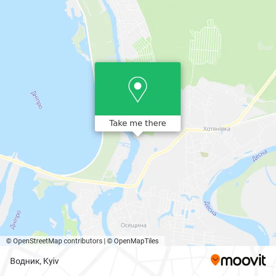 Водник map