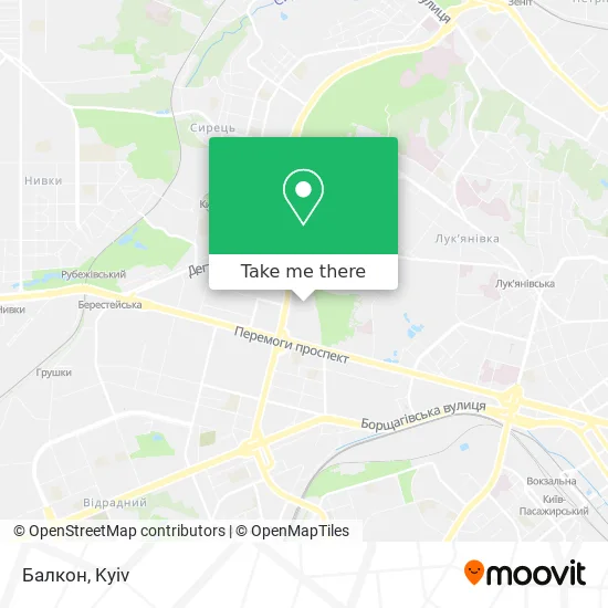 Карта Балкон