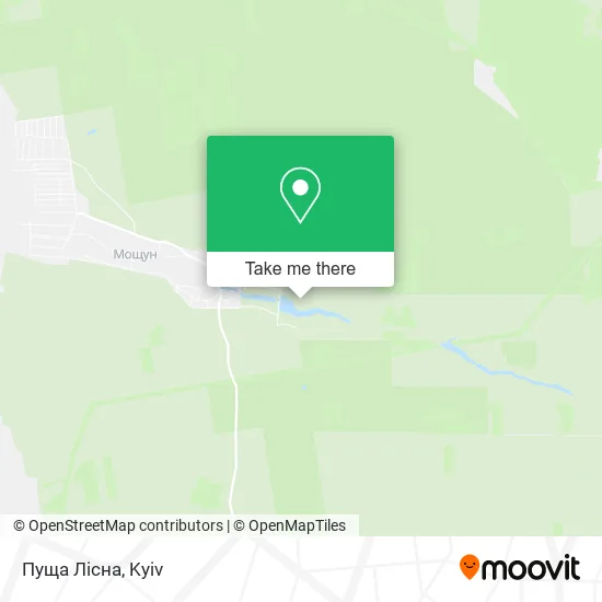 Карта Пуща Лісна