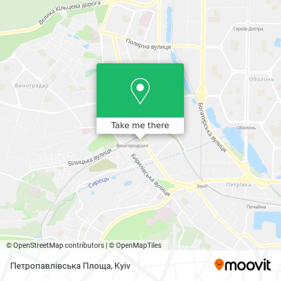 Петропавлівська Площа map