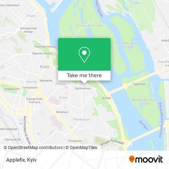 Applefix map