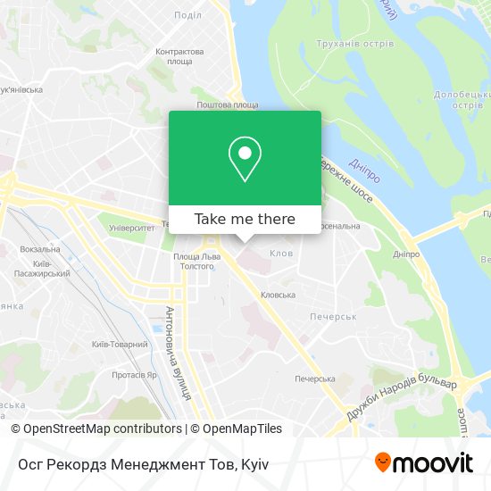 Осг Рекордз Менеджмент Тов map