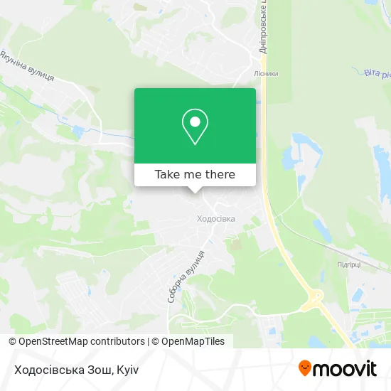 Карта Ходосівська Зош