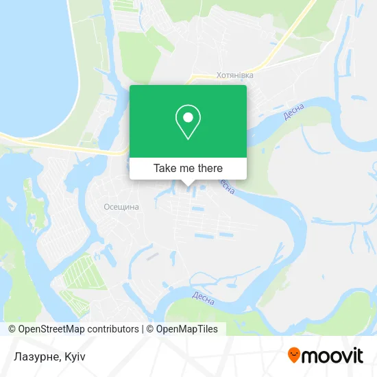 Карта Лазурне