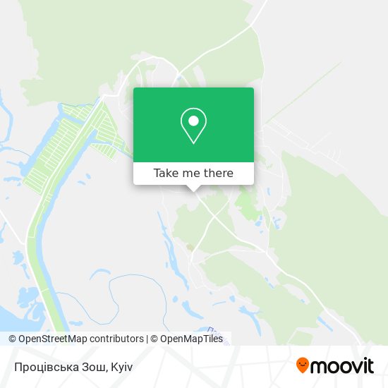 Карта Процівська Зош