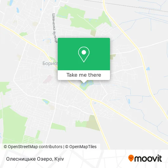 Олесницьке Озеро map