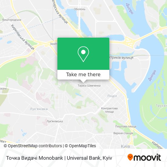 Карта Точка Видачі Monobank | Universal Bank