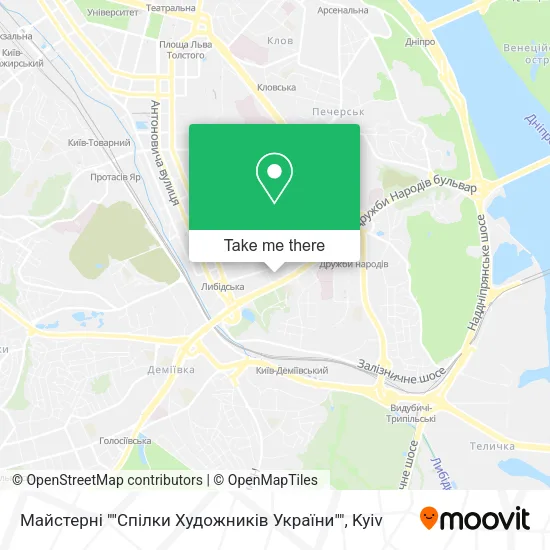 Карта Майстерні ""Спілки Художників України""