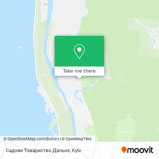 Карта Садове Товариство Дальнє