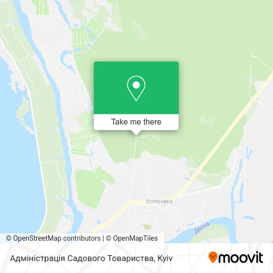 Карта Адміністрація Садового Товариства
