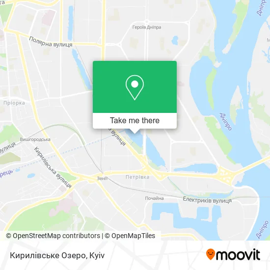 Кирилівське Озеро map