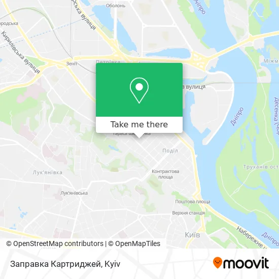 Карта Заправка Картриджей