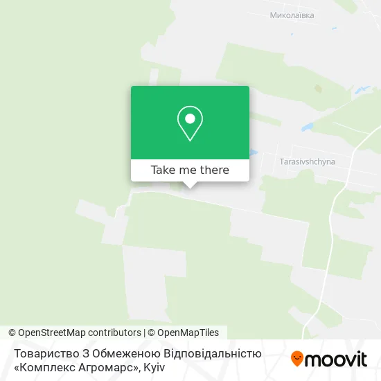 Товариство З Обмеженою Відповідальністю «Комплекс Агромарс» map