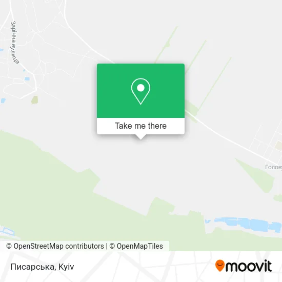 Писарська map