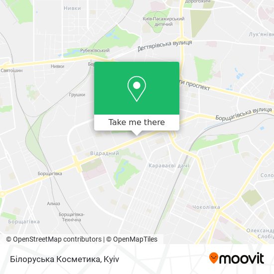 Білоруська Косметика map