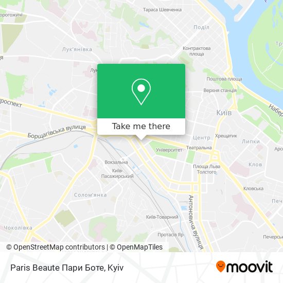 Paris Beaute Пари Боте map