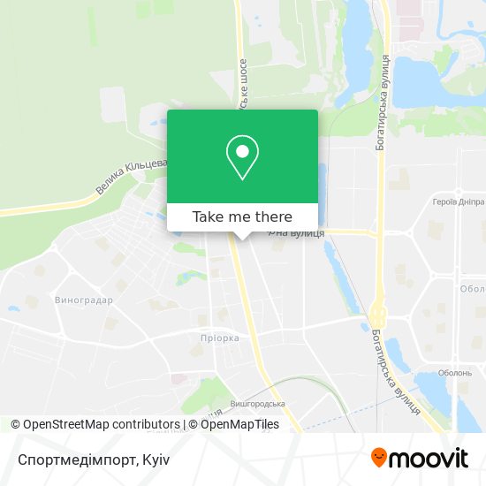 Спортмедімпорт map