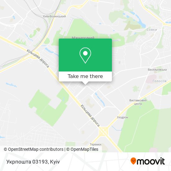 Укрпошта 03193 map