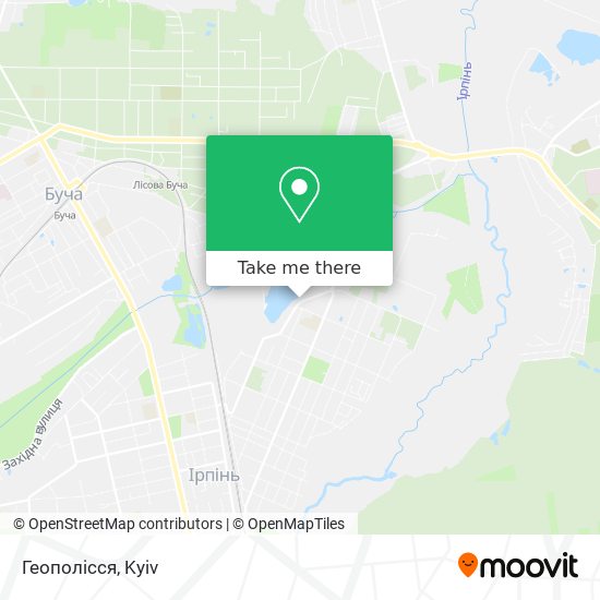 Геополісся map