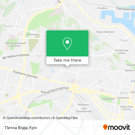 Питна Вода map