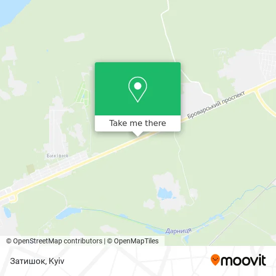Карта Затишок