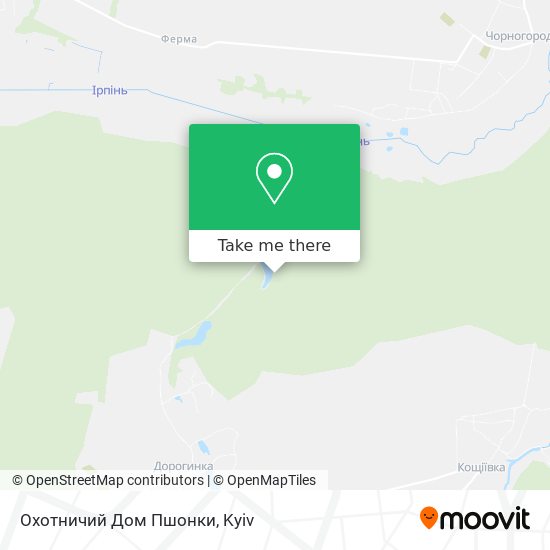 Охотничий Дом Пшонки map