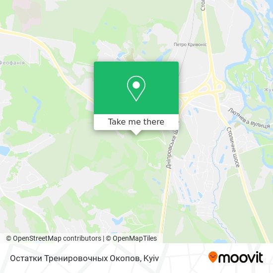 Остатки Тренировочных Окопов map