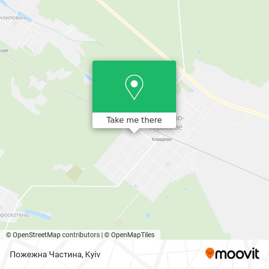Карта Пожежна Частина