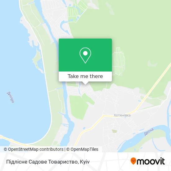 Підлісне Садове Товариство map