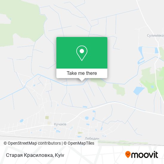 Старая Красиловка map