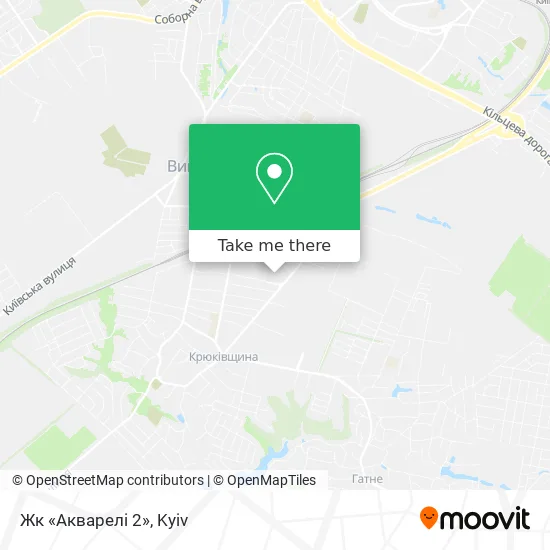 Карта Жк «Акварелі 2»