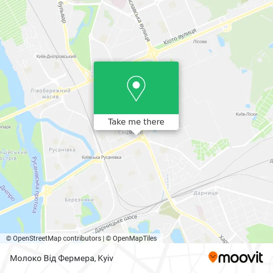 Молоко Від Фермера map