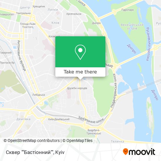 Сквер ""Бастіонний"" map