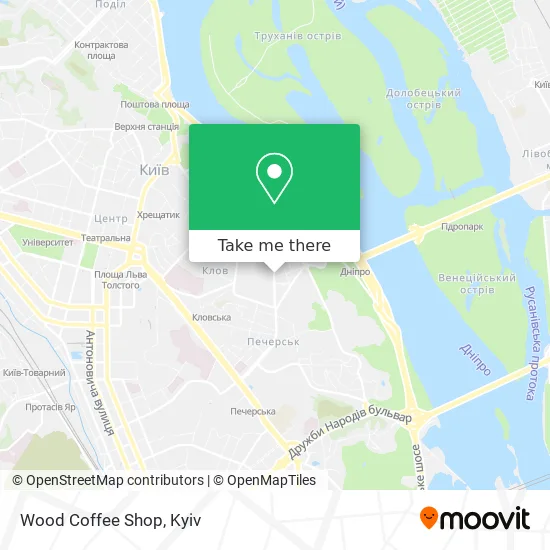 Карта Wood Coffee Shop