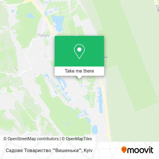 Карта Садове Товариство ""Вишенька""