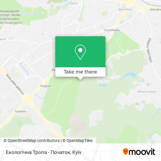 Екологічна Тропа - Початок map
