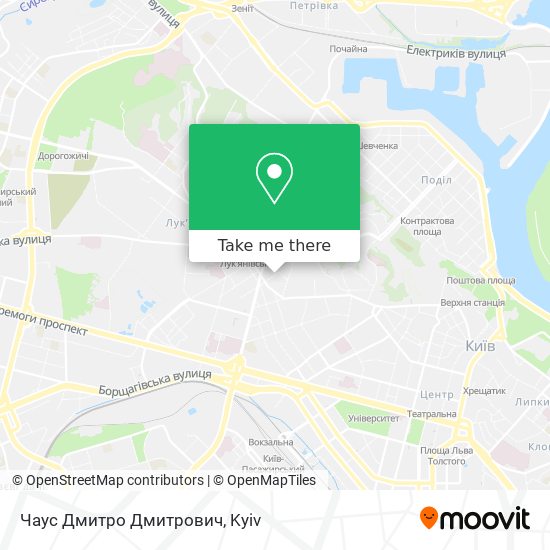 Чаус Дмитро Дмитрович map