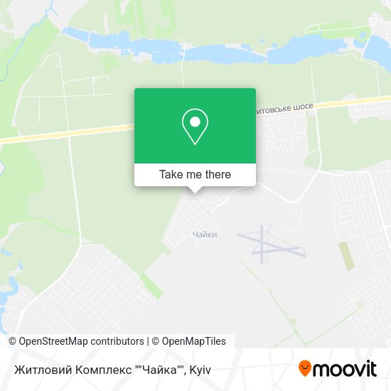 Житловий Комплекс ""Чайка"" map