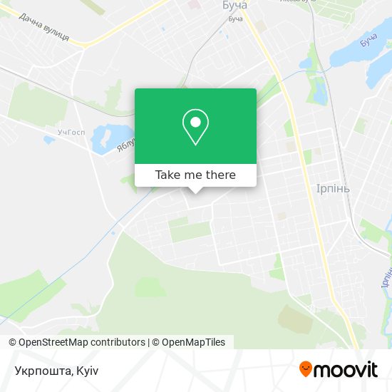 Укрпошта map