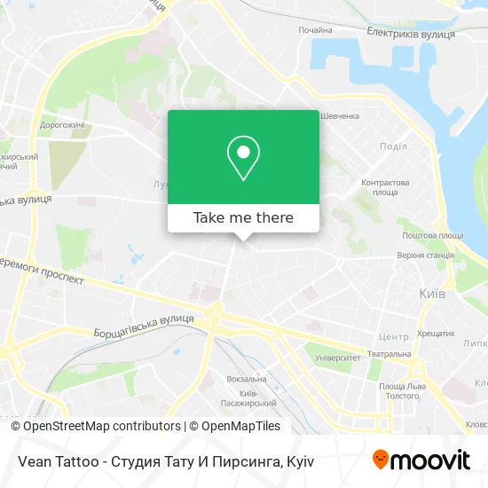 Vean Tattoo - Студия Тату И Пирсинга map