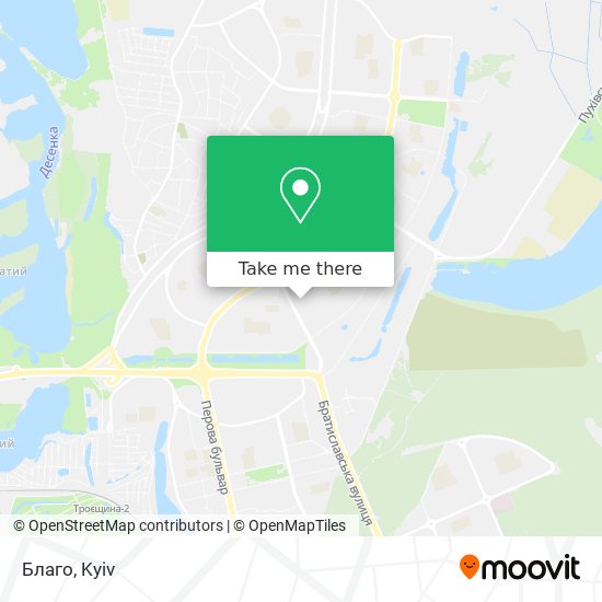 Благо map