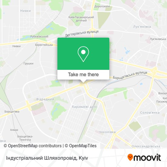 Карта Індустріальний Шляхопровід