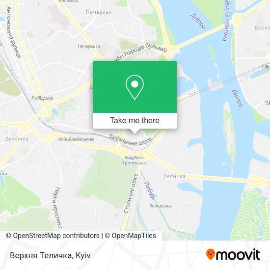 Верхня Теличка map