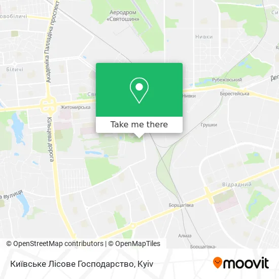 Київське Лісове Господарство map