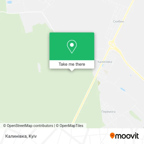 Карта Калинівка