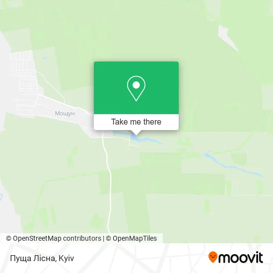 Карта Пуща Лісна
