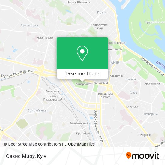 Оазис Миру map