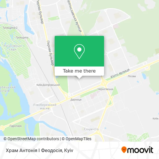 Храм Антонія І Феодосія map