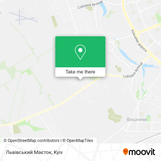 Карта Львівський Маєток