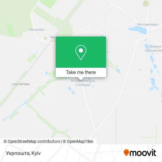 Укрпошта map